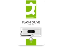 Een Q-CONNECT USB stick 3.0, zwart, 8 GB koop je bij ShopXPress