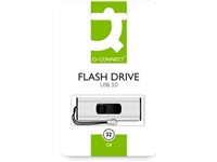 Een Q-CONNECT USB stick 3.0, zwart, 32 GB koop je bij ShopXPress