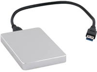 Een Q-CONNECT externe harde schijf USB 3.0, zilver, 1 TB koop je bij ShopXPress