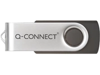 Een Q-CONNECT USB stick 2.0, zwart, 4 GB koop je bij ShopXPress