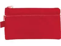 Een Kangaro pennenzak, plat, rood koop je bij ShopXPress