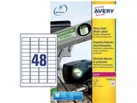 Een Avery L4778-20 ultra-sterke etiketten ft 45,7 x 21,2 mm (b x h), 960 etiketten, wit koop je bij ShopXPress