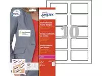 Een Avery L4785-20 zelfklevende badge ft 80 x 50 mm, doos van 200 stuks, wit koop je bij ShopXPress
