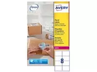 Een Avery L7165, Verzendetiketten, Laser, Ultragrip, wit, 40 vellen, 8 per vel, 99,1 x 67,7 mm koop je bij ShopXPress