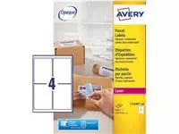 Een Avery L7169B-100 BlockOut zelfklevende etiketten QuickPeel, ft 99,1 x 139 mm (b x h), 400 etiketten koop je bij ShopXPress