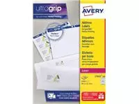 Een Avery L7651, Verzendetiketten, Laser, Ultragrip, wit, 100 vellen, 65 per vel, 38,1 x 21,2 mm koop je bij ShopXPress