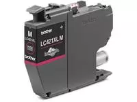 Een Brother inktcartridge, 500 pagina's, OEM LC-421XLM, magenta koop je bij ShopXPress