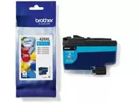 Een Brother inktcartridge, 5.000 pagina's, OEM LC-426XLC, cyaan koop je bij ShopXPress