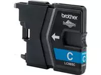 Een Brother inktcartridge, 260 pagina's, OEM LC-985C, cyaan koop je bij ShopXPress