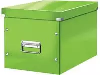 Een Leitz Click &amp; Store kubus grote opbergdoos, groen koop je bij ShopXPress