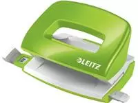 Een Leitz NeXXt WOW Mini perforator, 10 blad, groen koop je bij ShopXPress