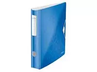 Een Leitz WOW ordner Active rug van 6,5 cm, blauw koop je bij ShopXPress