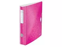 Een Leitz WOW ordner Active rug van 6,5 cm, roze koop je bij ShopXPress