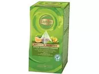 Een Lipton thee Exclusive Selection, groene thee mandarijn sinaasappel, doos van 25 zakjes koop je bij ShopXPress