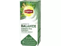Een Lipton thee Feel Good Selection, groene thee Orient, doos van 25 zakjes koop je bij ShopXPress