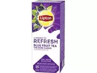 Een Lipton thee Feel Good Selection, zwarte thee blauwe bes &amp; bramen, doos van 25 zakjes koop je bij ShopXPress