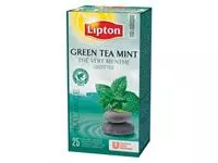 Een Lipton thee, Green Tea Mint, pak van 25 zakjes koop je bij ShopXPress