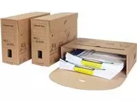 Een Loeff&#39;s Classic box archiefdoos, ft 370 x 260 x 115 mm, bruin, PK50 koop je bij ShopXPress