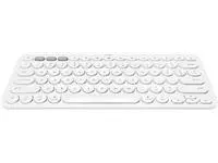Een Logitech draadloos toetsenbord K380, azerty, wit koop je bij ShopXPress