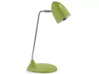Een MAUL bureaulamp spaarlamp Starlet warmwit licht op voet, groen koop je bij ShopXPress