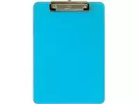 Een MAUL klemplaat Neon hard kunststof A4 staand blauw transparant koop je bij ShopXPress