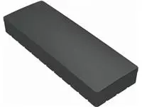 Een MAUL magneet Solid rechthoek 54x19mm trekkracht 1kg doos 10 zwart koop je bij ShopXPress