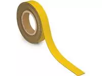 Een MAUL magnetisch etiketband beschrijf- en wisbaar, 10mtx30mm, geel koop je bij ShopXPress