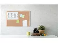 Een Bi-Office kurkbord met houten kader, ft 40 x 60 cm koop je bij ShopXPress