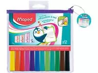 Een Maped Marker&#39;Peps whiteboardmarker, etui met 12 stuks in geassorteerde kleuren koop je bij ShopXPress