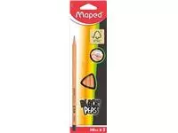 Een Maped potlood Black&#39;Peps HB, blister van 3 stuks, zonder gum koop je bij ShopXPress