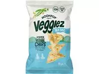 Een Moonpop Veggiez chips Sea Salt, zak van 85 g koop je bij ShopXPress