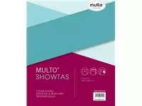 Een Multo geperforeerde showtas ft A5, 17-gaatsperforatie, glashelder koop je bij ShopXPress