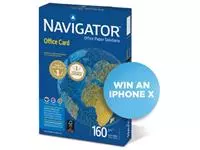 Een Navigator Office Card presentatiepapier ft A4, 160 g, pak van 250 vel koop je bij ShopXPress