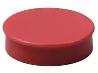 Een Nobo Magneten, diameter 38 mm, rood, blister van 4 stuks koop je bij ShopXPress