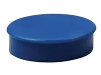 Een Nobo magneten diameter van 20 mm, blauw, blister van 8 stukskoop je bij ShopXPress