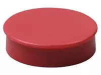Een Nobo magneten diameter van 30 mm, rood, blister van 4 stuks koop je bij ShopXPress
