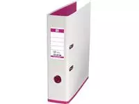 Een OXFORD MyColour ordner, formaat A4, uit karton, rug van 8 cm, wit-roze koop je bij ShopXPress