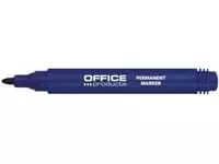 Een Office Products permanent marker 1-3 mm, rond, blauw koop je bij ShopXPress