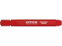 Een Office Products permanent marker 1-3 mm, rond, rood koop je bij ShopXPress
