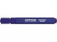 Een Office Products permanent marker 1-5 mm, beitelpunt, blauw koop je bij ShopXPress