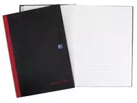 Een Oxford BLACK N&#39; RED gebonden boek, 192 bladzijden, ft A4, gelijnd koop je bij ShopXPress