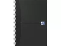 Een Oxford Office Essentials spiraalschrift, 180 bladzijden, ft A4, gelijnd, zwart koop je bij ShopXPress