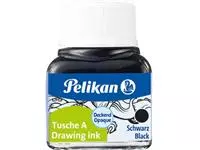 Een Pelikan Oost-Indische inkt zwart, flesje van 10 ml koop je bij ShopXPress
