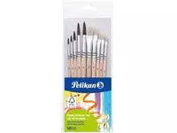 Een Pelikan penselenset , blister van 10 stuks koop je bij ShopXPress