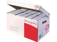 Een Pergamy containerdoos, 53,9 x 28 x 35,9 cm (l x h x p), wit, automatische montage koop je bij ShopXPress