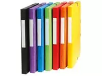 Een Pergamy elastobox, rug van 2,5 cm, geassorteerde kleuren koop je bij ShopXPress