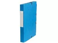 Een Pergamy elastobox, rug van 4 cm, donkerblauw koop je bij ShopXPress