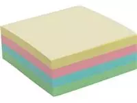 Een Pergamy jumbo notes, ft 76 x 76 mm, 320 vel, geassorteerde pastelkleuren koop je bij ShopXPress