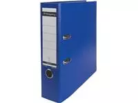 Een Pergamy ordner, voor ft A4, uit PP en papier, met beschermrand, rug van 8 cm, blauw koop je bij ShopXPress