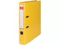 Een Pergamy ordner, voor ft A4, volledig uit PP, rug van 5 cm, geel koop je bij ShopXPress